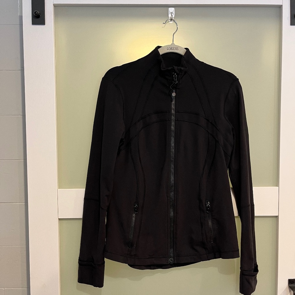 Lululemon black Scuba jacket size 10